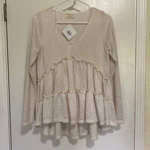 Tiered sweater NWT